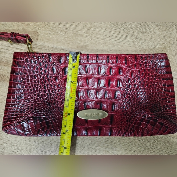 Brahmin Crimson Melbourne Rosalyn Wristlet Clutch - Picture 7 of 8